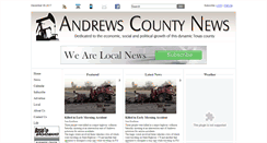 Desktop Screenshot of andrewscountynews.com